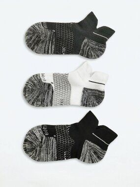 3-Pack Bombas Unisex Running Ankle Socks Size L Comfort Fit Essentials